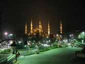 Мечеть Султанахмет ночью