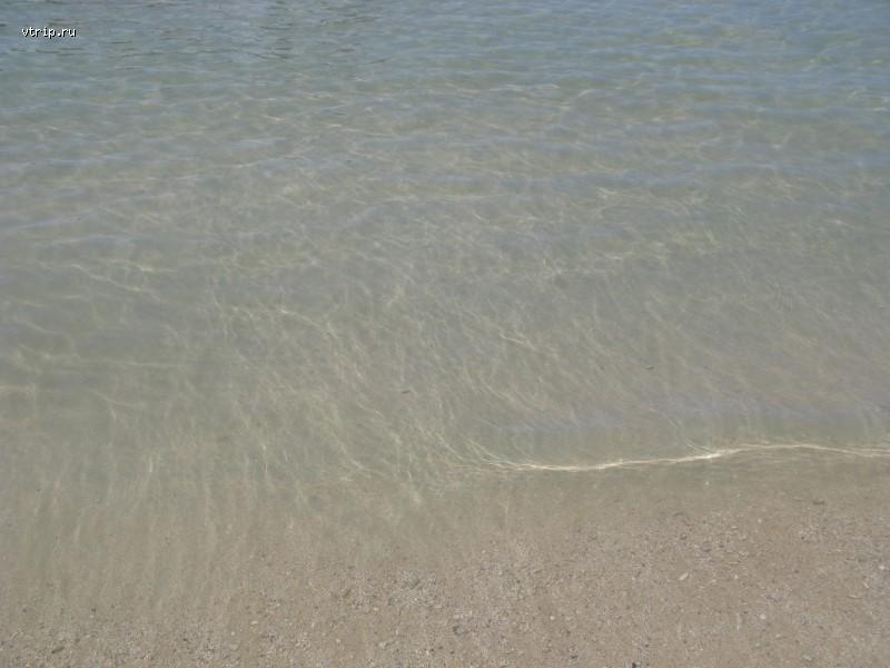 Вода на пляже