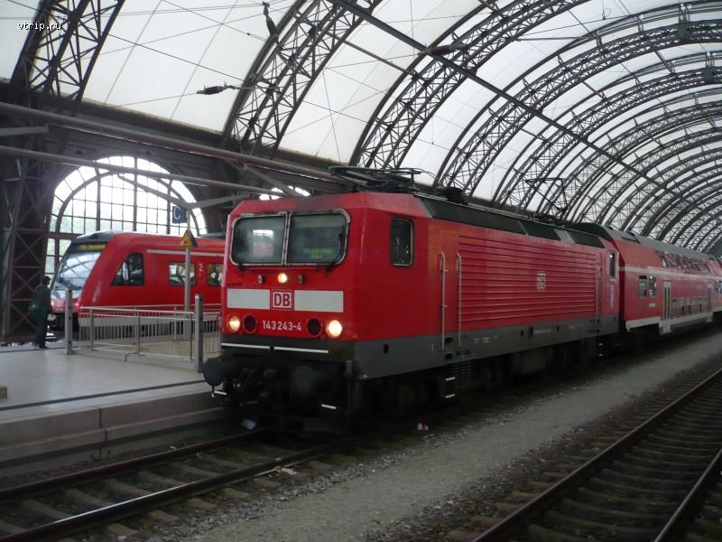 Поезд на Дрезденском вокзале