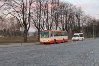 Троллейбус в центре Вильнюса