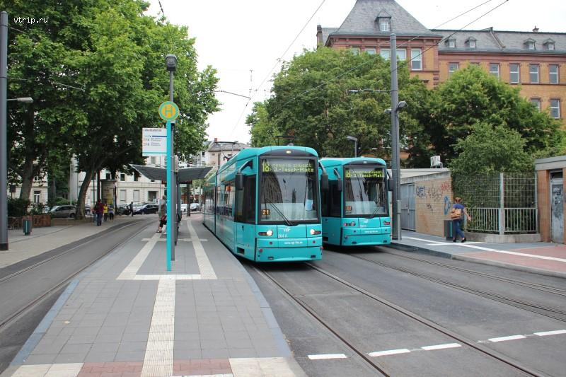 Трамвай во Франкфурте