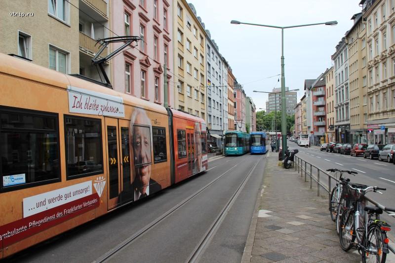 Трамвай во Франкфурте
