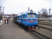 ТУ-2 с поездом в Гайвороне