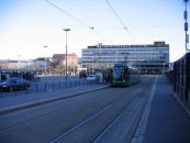 Современный трамвай в Хельсинки