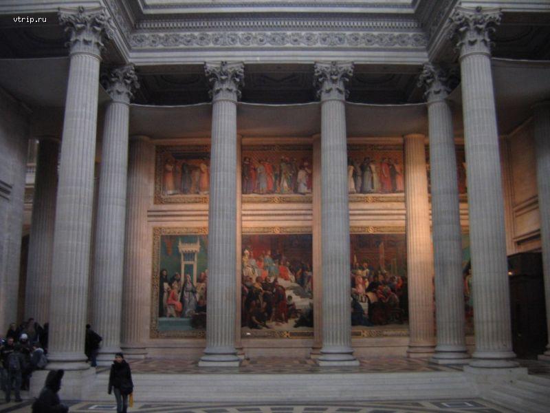 Росписи на стенах Пантеона