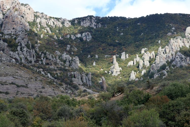 Долина привидений Демерджи в Крыму