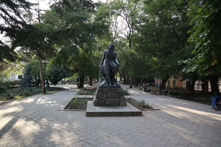 Памятник А.С. Пушкину в Феодосии