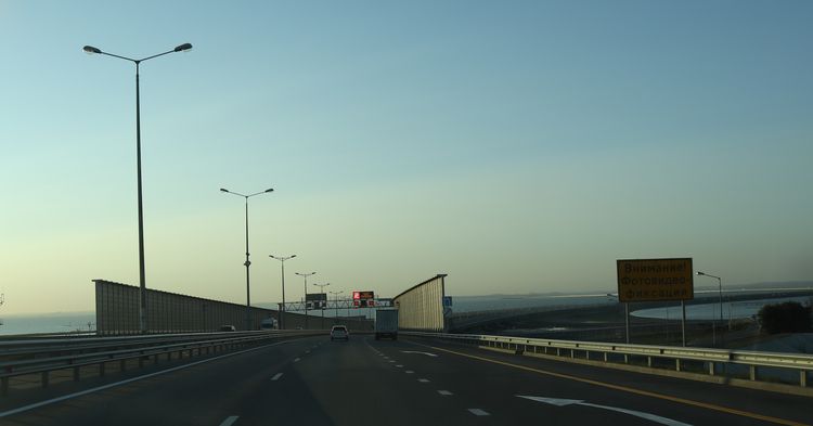 Подъезд к Крымскому мосту