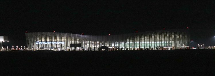 Новый терминал аэропорта Симферополя