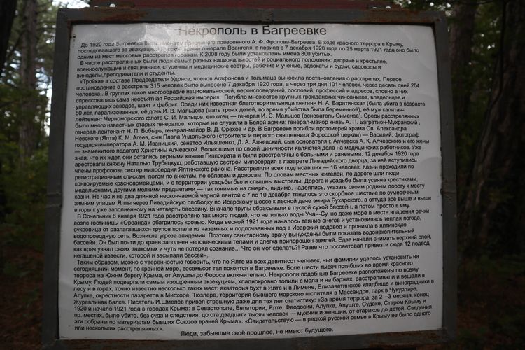 Некрополь в Багреевке