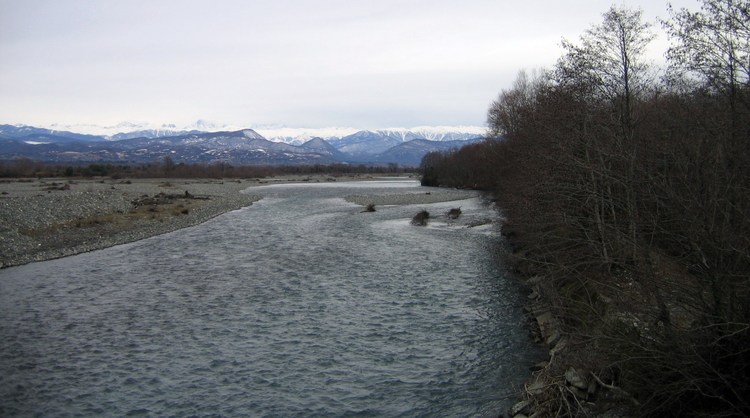 Река Кодор в Абхазии