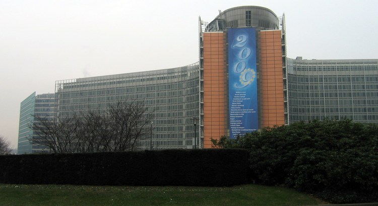 Здание Еврокомиссии в Европейском квартале Брюсселя