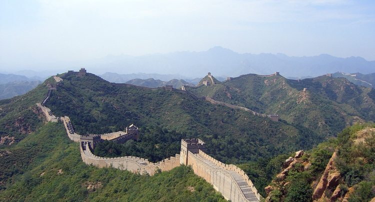 Вид на Великую Китайскую стену