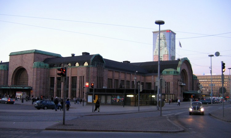  Центральный железнодорожный вокзал Хельсинки