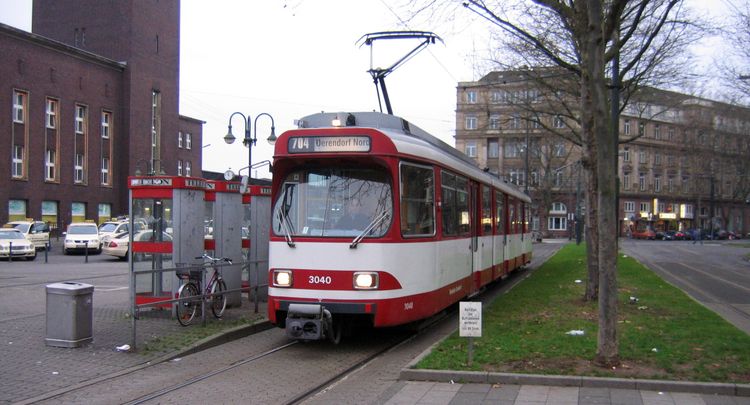 Трамвай в Дюссельдорфе