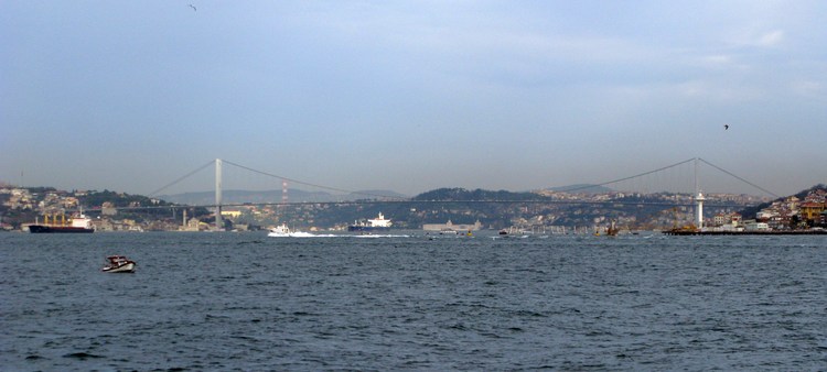 Вид на Босфор в Стамбуле