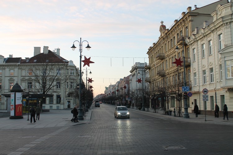 Проспект Гедемина в Вильнюсе