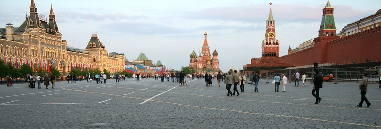 Вид на Красную Площадь и Кремль