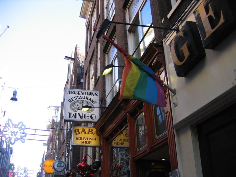 Улица Зеедийк в Амстердаме