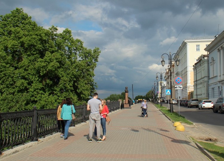 Верхне-Волжская набережная в Нижнем Новгороде