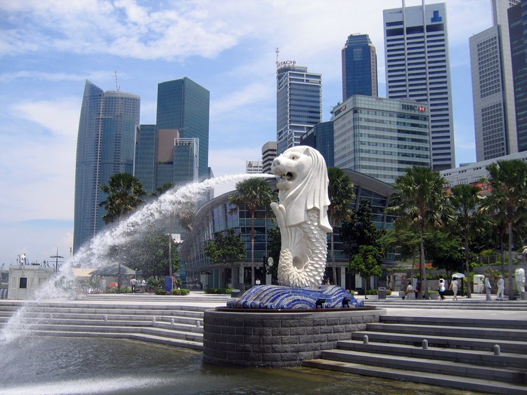 Статуя Мерлайона в Сингапуре