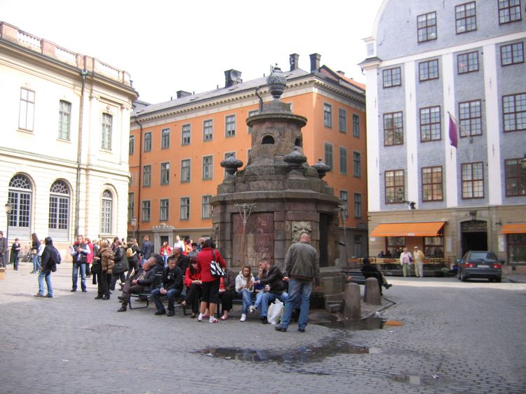 Площадь Стурторьет в Стокгольме