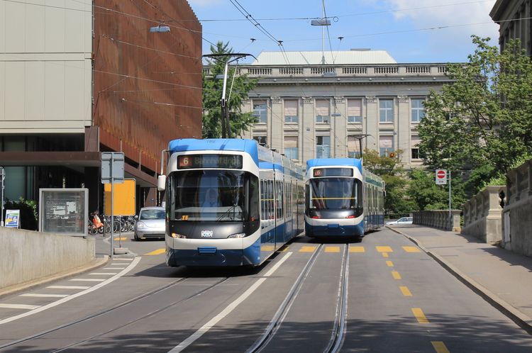 Трамвай в Цюрихе