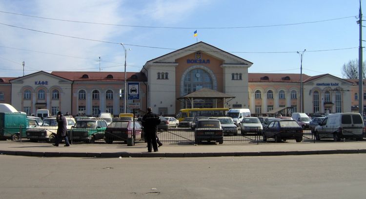 Железнодорожный вокзал города Винница
