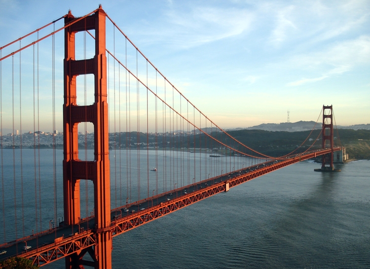 Мост Золотые ворота в Сан-Франциско