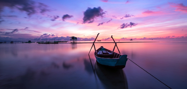 Рассвет на острове Фукок во Ветнаме