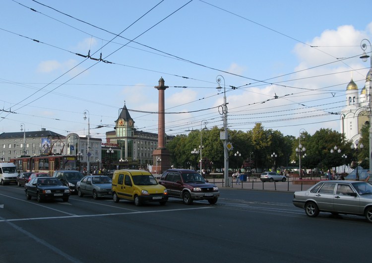 Вид на площадь Победы