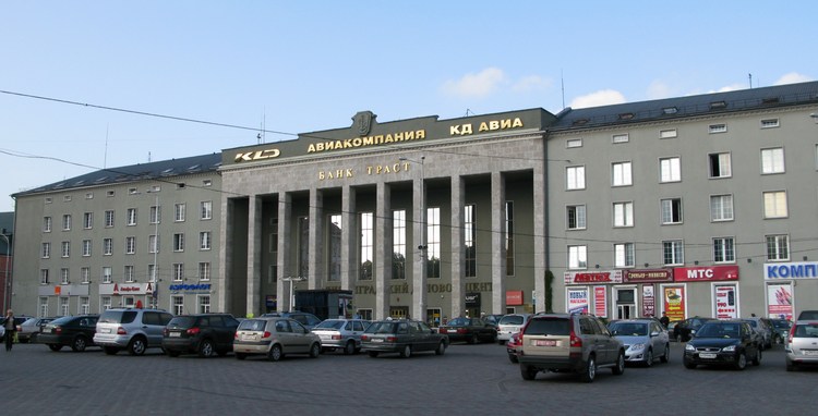 Здание Северного вокзала в Калининграде
