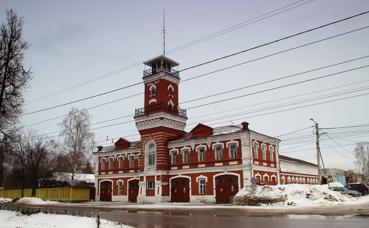 Историческое здание пожарной части в Коврове