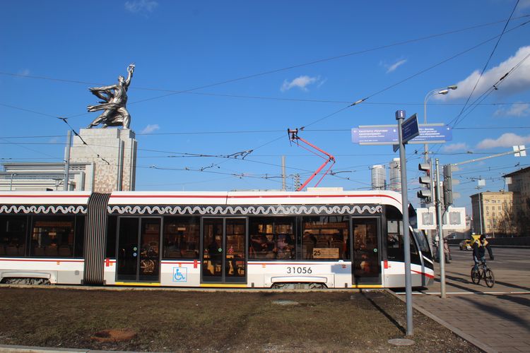 Трамвай 71-931М «Витязь-М» в Москве