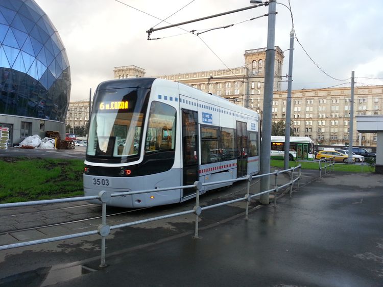 Трамвай Pesa в Москве