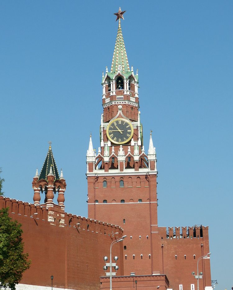 Спасская башня Московского Кремля