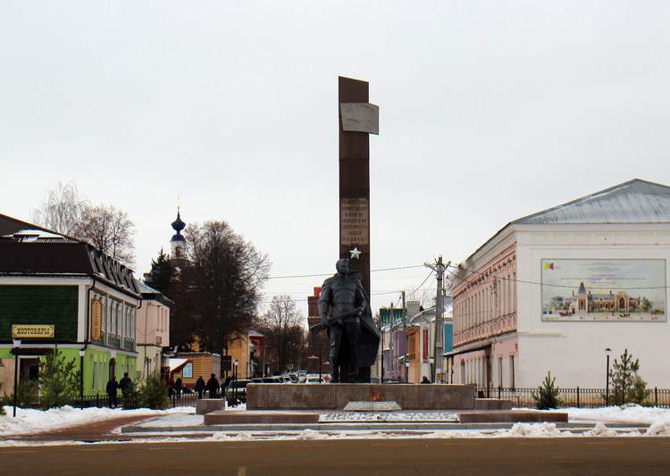 Памятник погибшим в локальных войнах в Зарайске