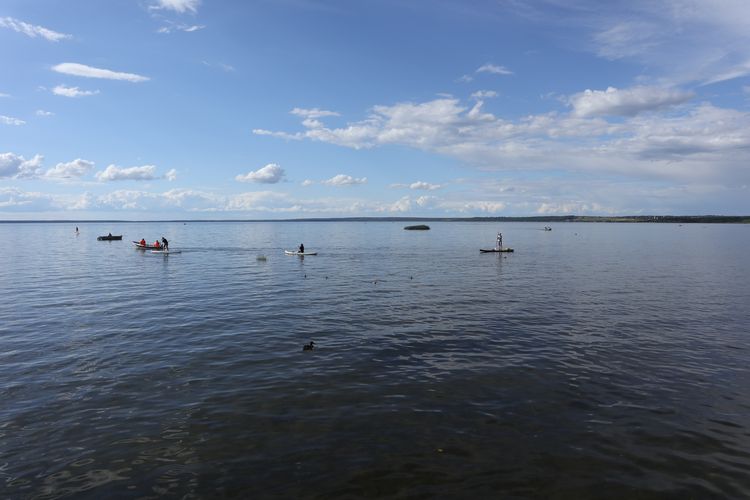 Плещеево озеро в Переславле-Залесском