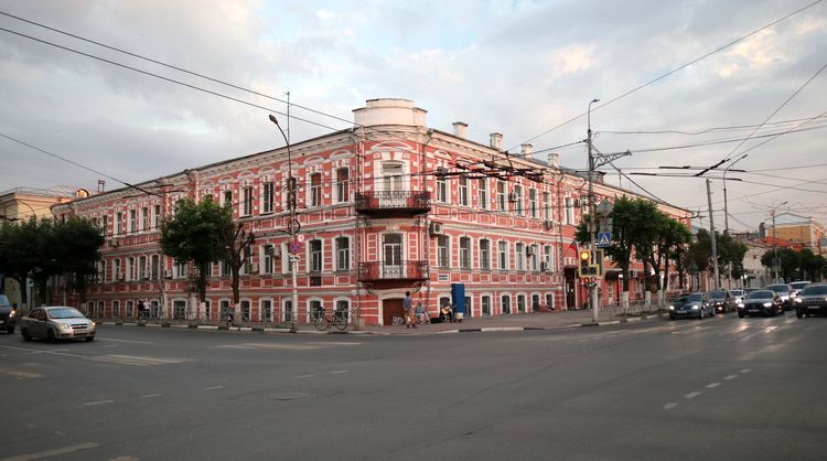 Здание гостиницы Ланина в Рязани