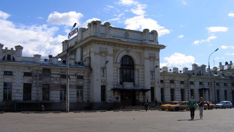 Вокзал в Рыбинске до реконструкции