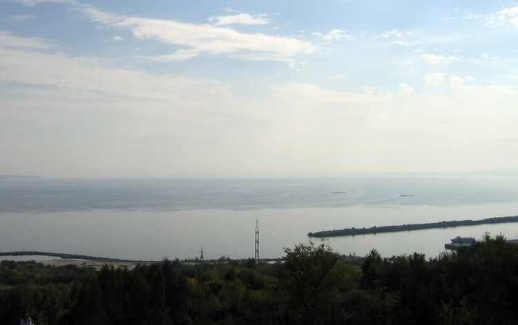 Куйбышевское водохранилище в Ульяновске