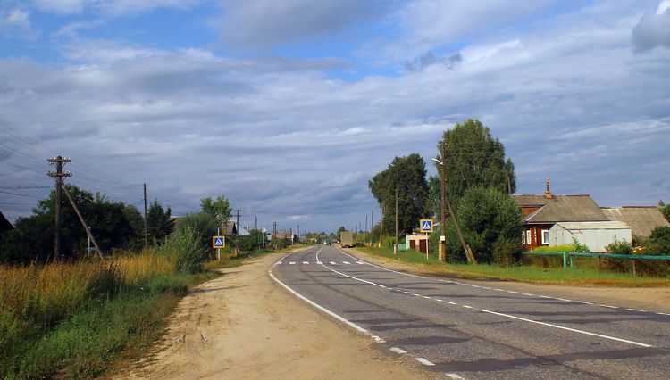 Дорога в селе Мыт