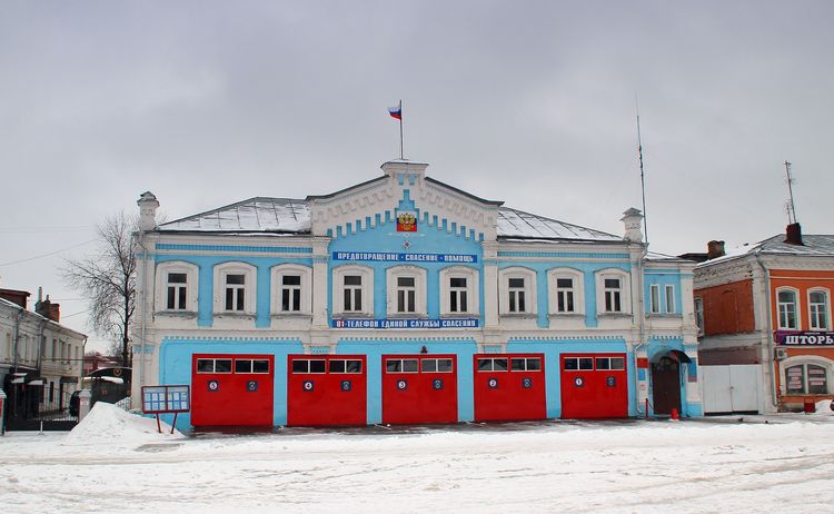 Пожарное депо в центре Вязников
