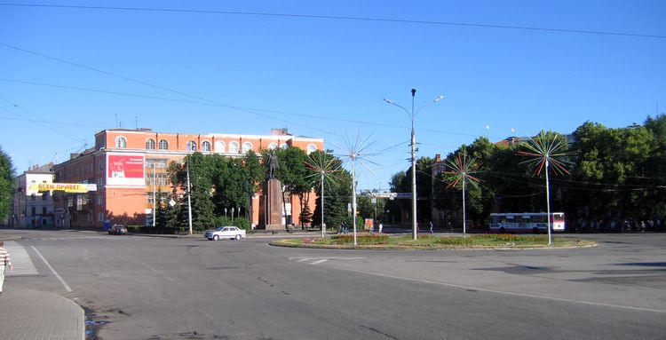 Красная площадь в Ярославле
