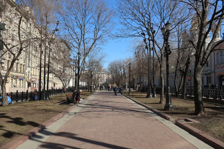 Рождественский бульвар в Москве