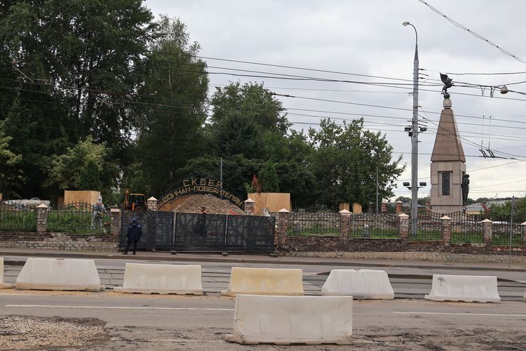 Сквер Воинов-Победителей в Москве