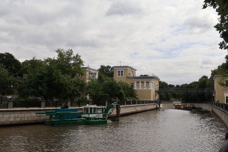 Сыромятнический гидроузел на Яузе