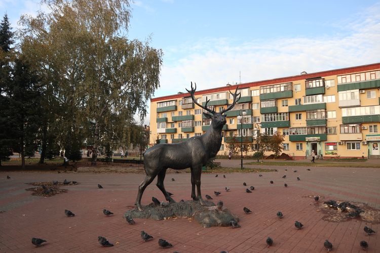 Скульптура «Олень» в Кстове