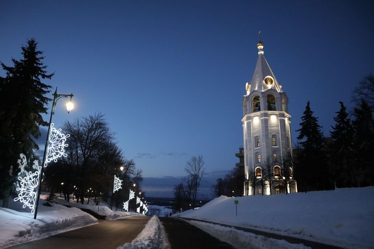 Соборная колокольня в Нижегородском кремле