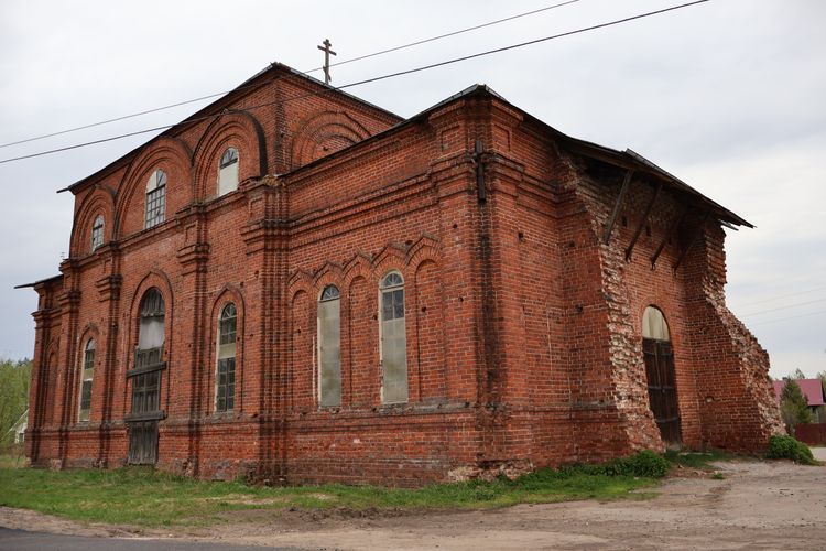 Церковь Николая Чудотворца в селе Владимирское Воскресенского района